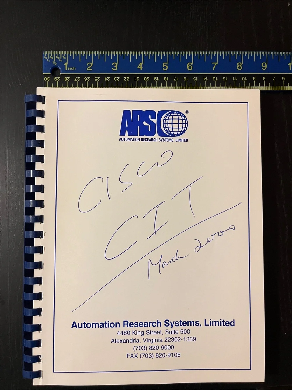 Cisco CIT Vintage Training Manual March 2000 Comb Bound ARS